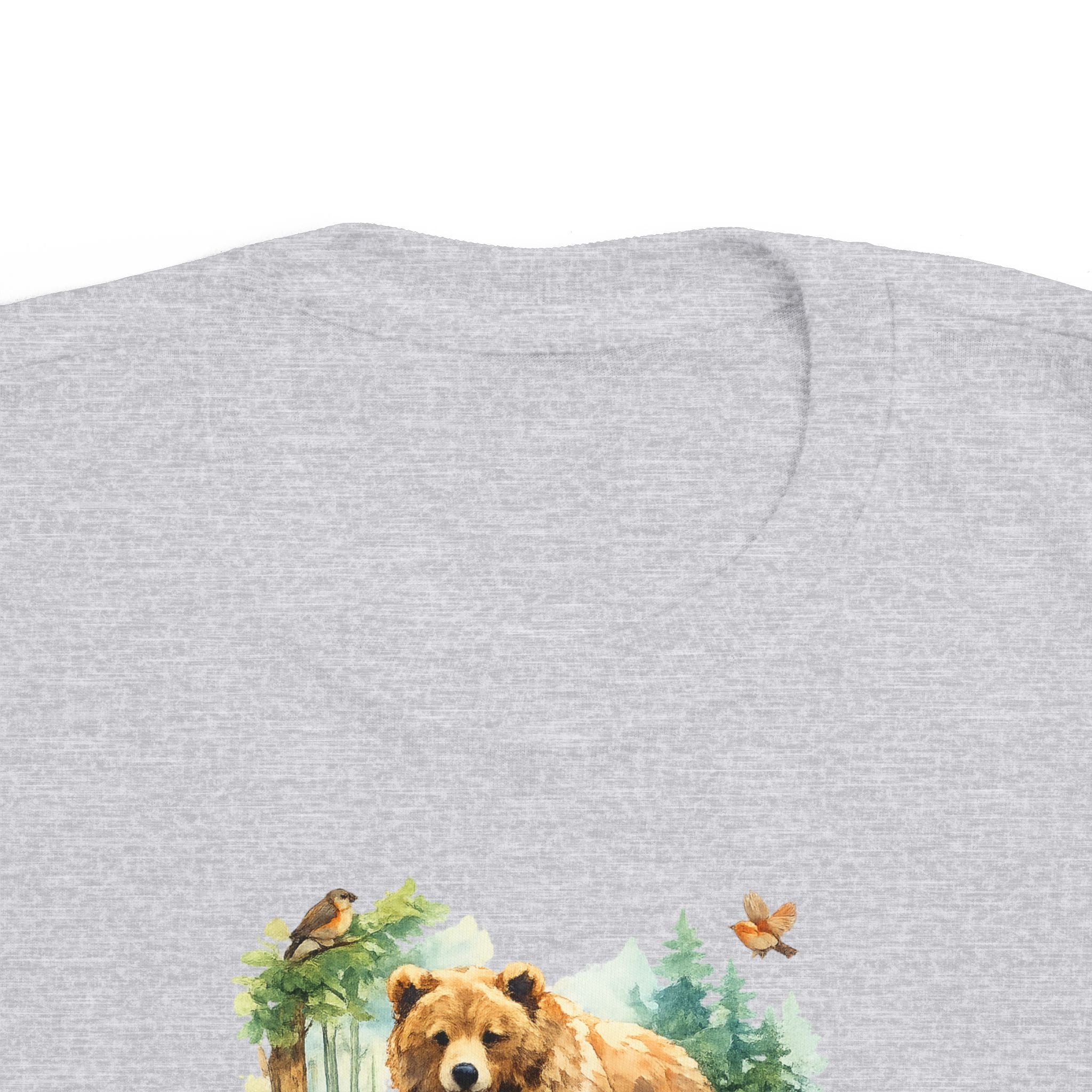 Toddler T-Shirt - "Forever Wild" Bear Woodland Graphic Tee