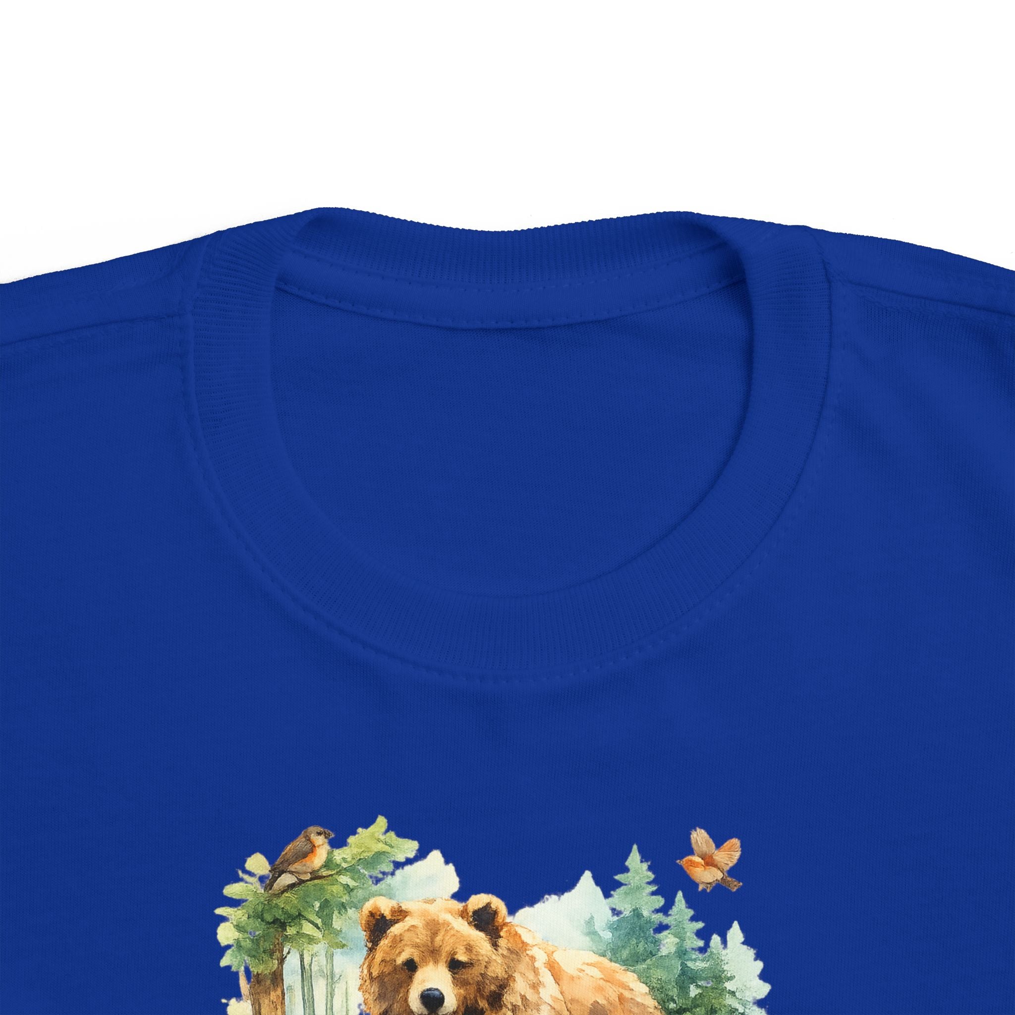Toddler T-Shirt - "Forever Wild" Bear Woodland Graphic Tee