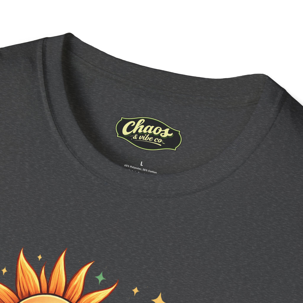 Sun and Moon Chaos & Vibe Co. T-Shirt | Retro Celestial Graphic Tee