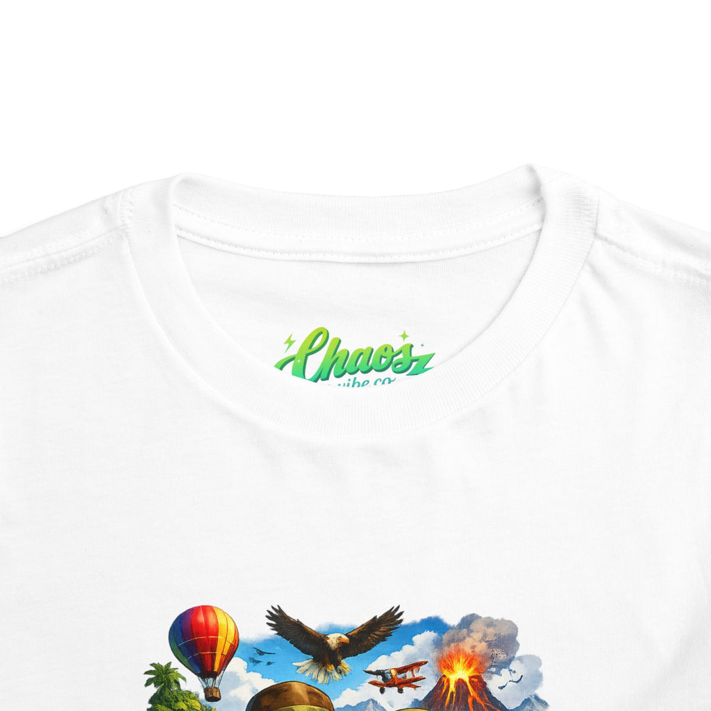Toddler Adventure Kids Tee – Cute Explorer Cartoon Shirt
