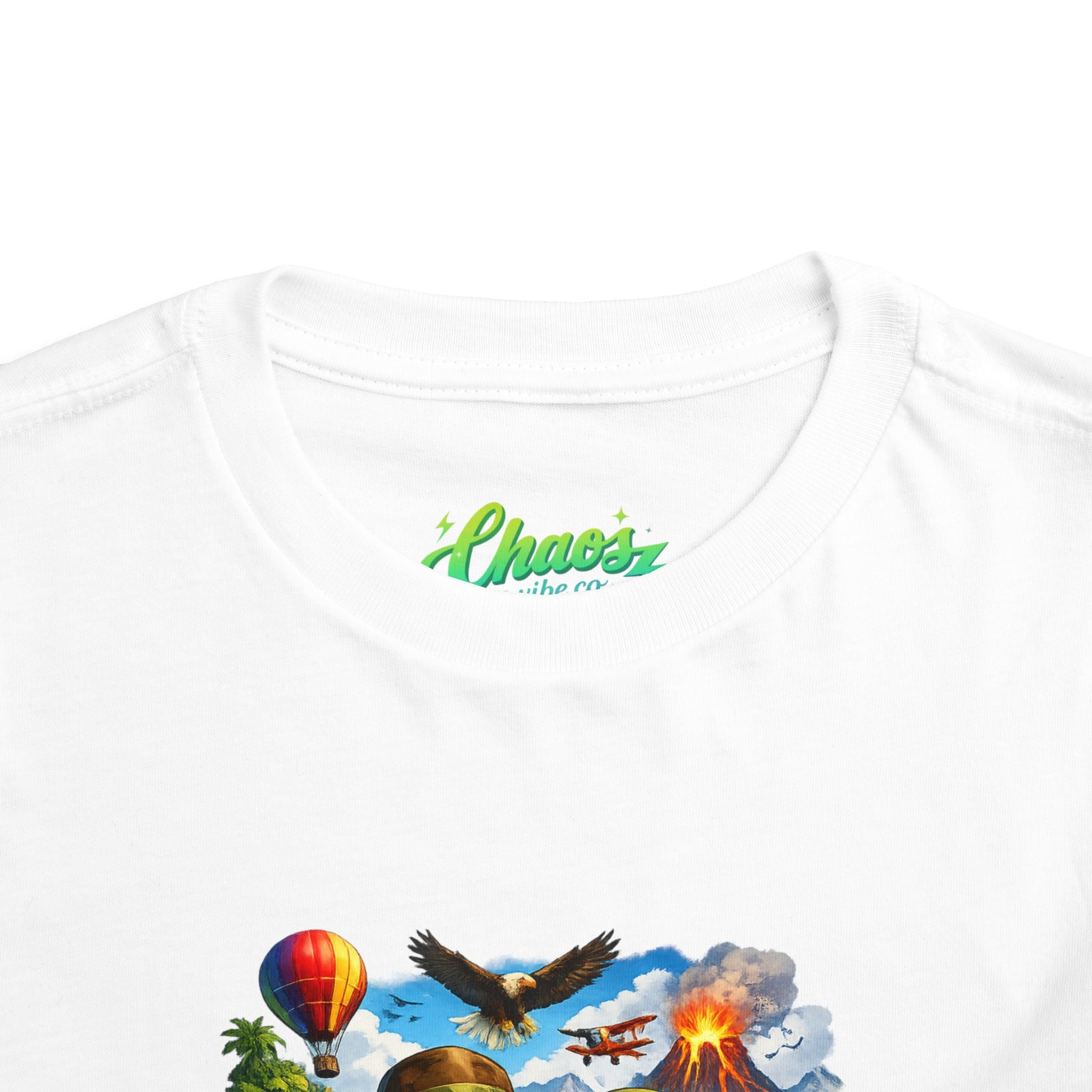 Toddler Adventure Kids Tee – Cute Explorer Cartoon Shirt