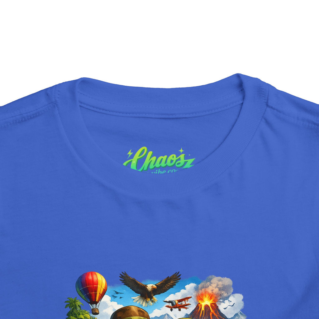 Toddler Adventure Kids Tee – Cute Explorer Cartoon Shirt