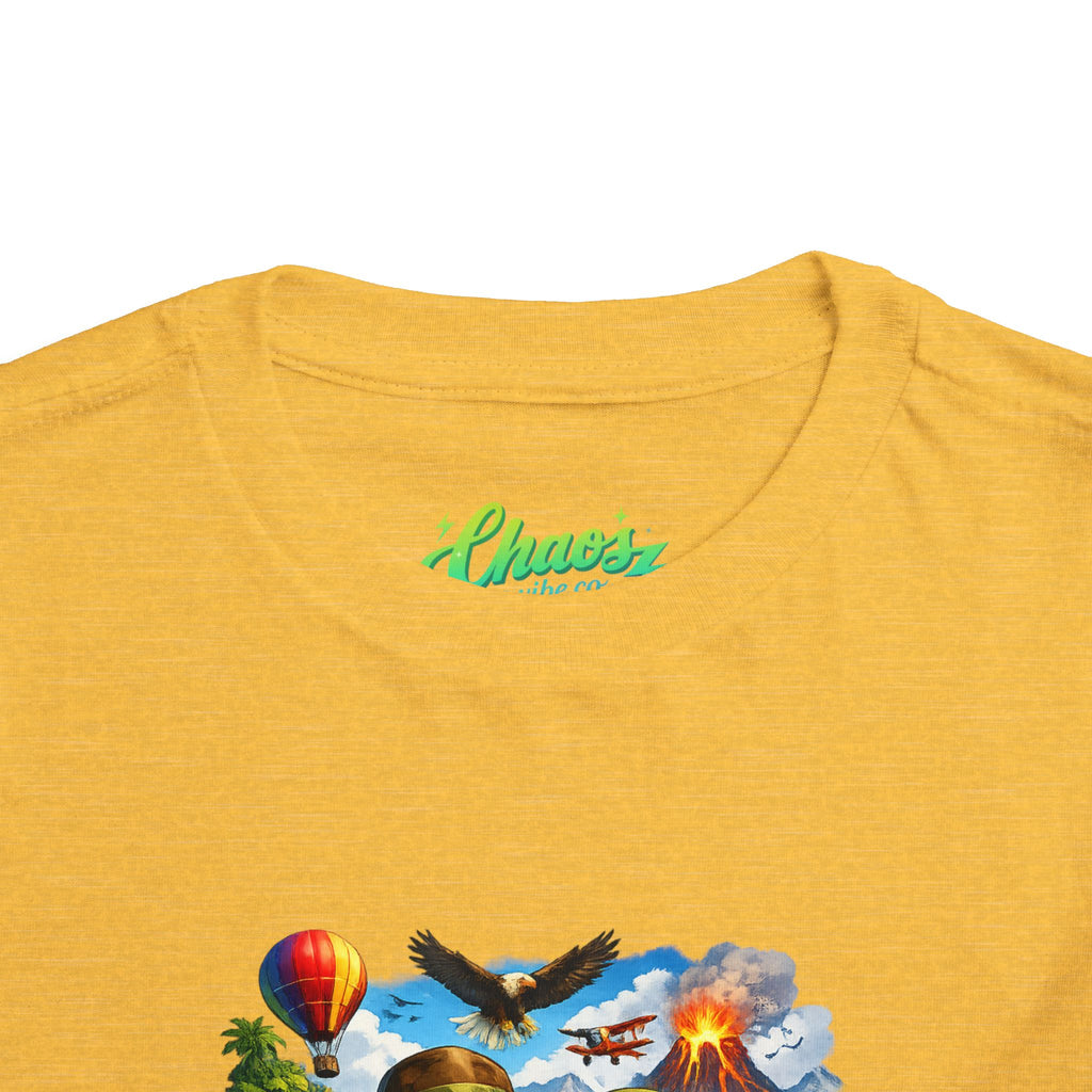 Toddler Adventure Kids Tee – Cute Explorer Cartoon Shirt