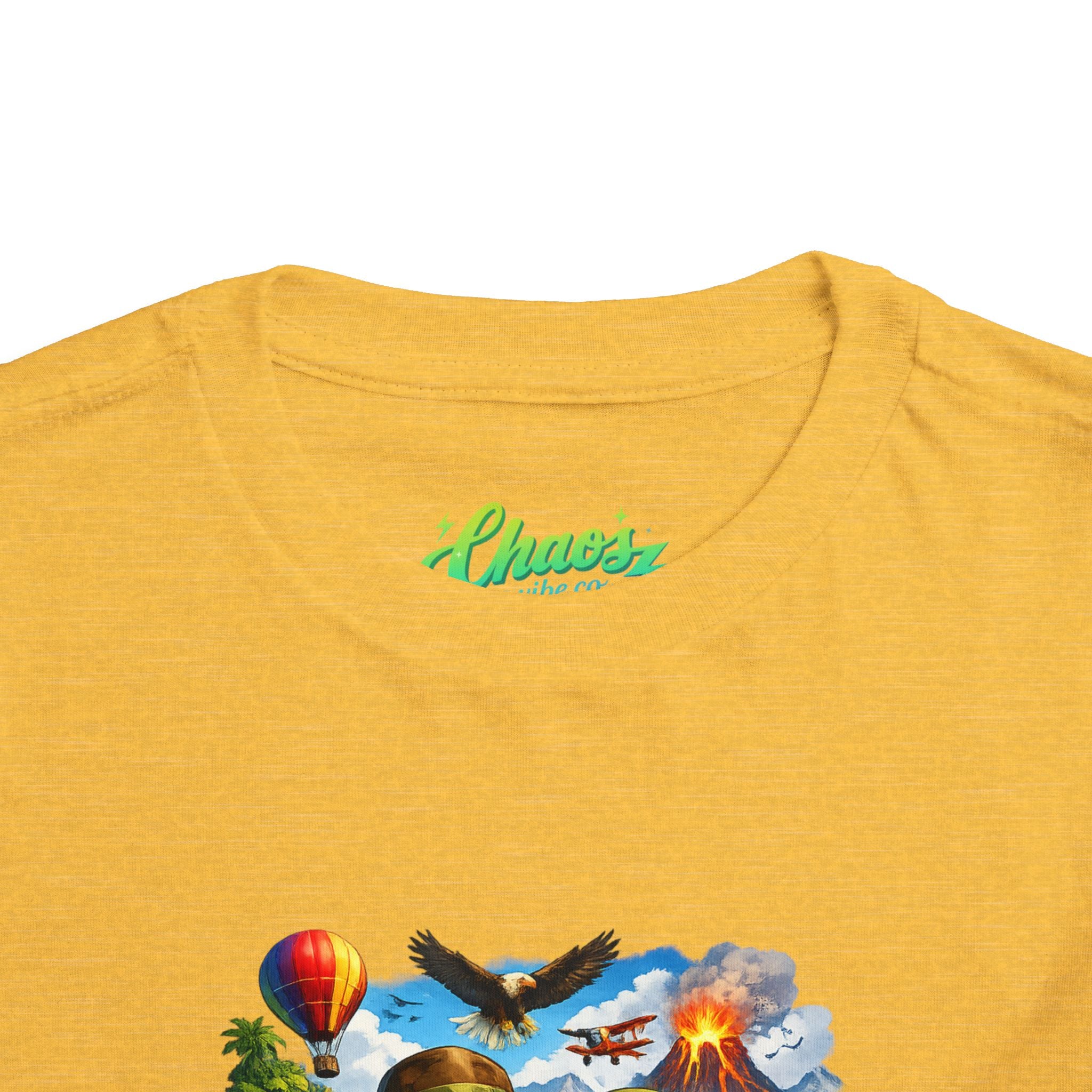 Toddler Adventure Kids Tee – Cute Explorer Cartoon Shirt