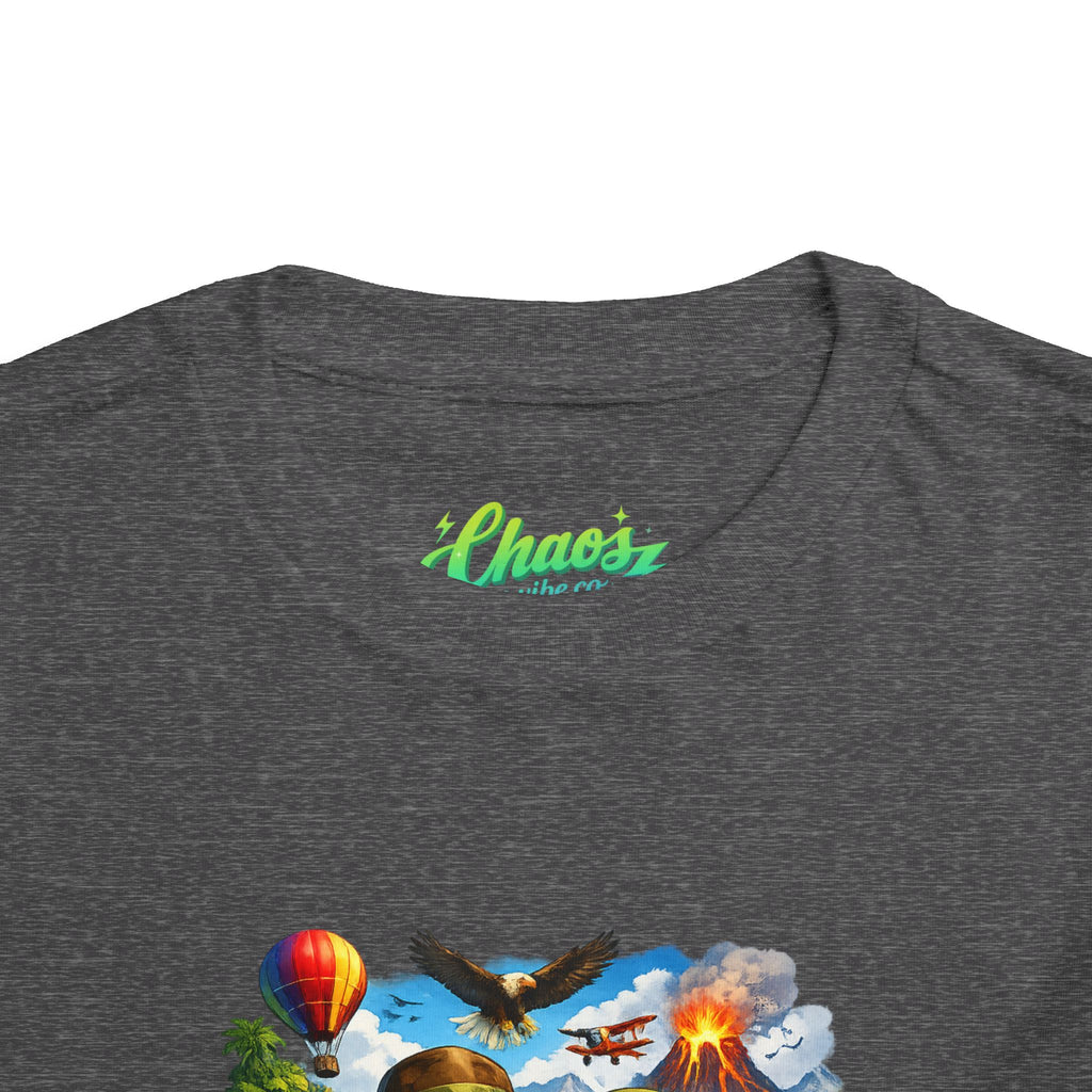 Toddler Adventure Kids Tee – Cute Explorer Cartoon Shirt