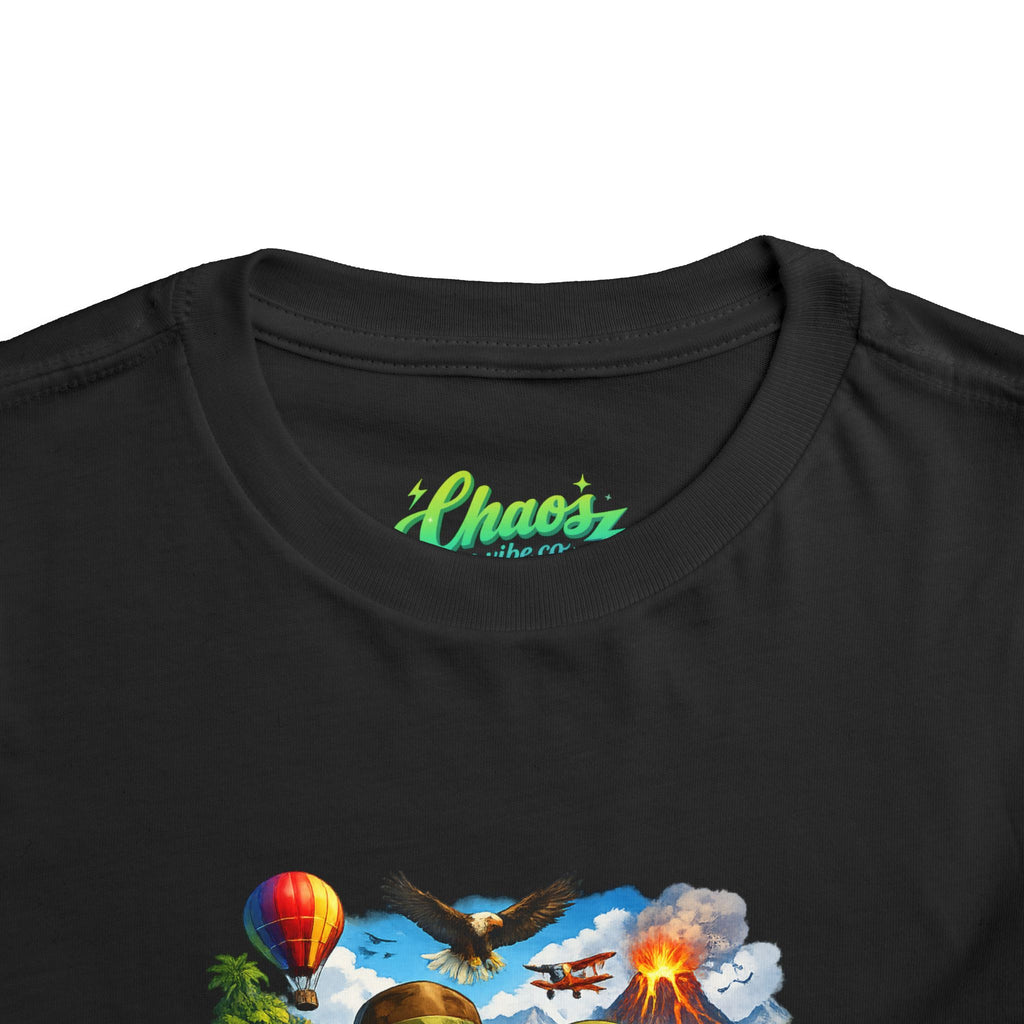 Toddler Adventure Kids Tee – Cute Explorer Cartoon Shirt
